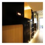 Black Brown Sleeping Pod angle view