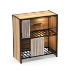 Light Wood Bunker Bed for 6