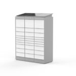 Self Pick-up Smart Cabinet red