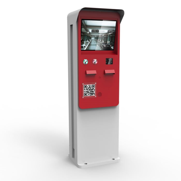 Self Service Pay Touch Screen red