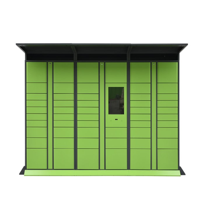 Smart Storage Locker 6Colums green