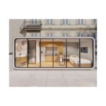 White Prefab Capsule House