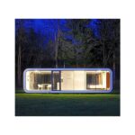 White Prefab Capsule House